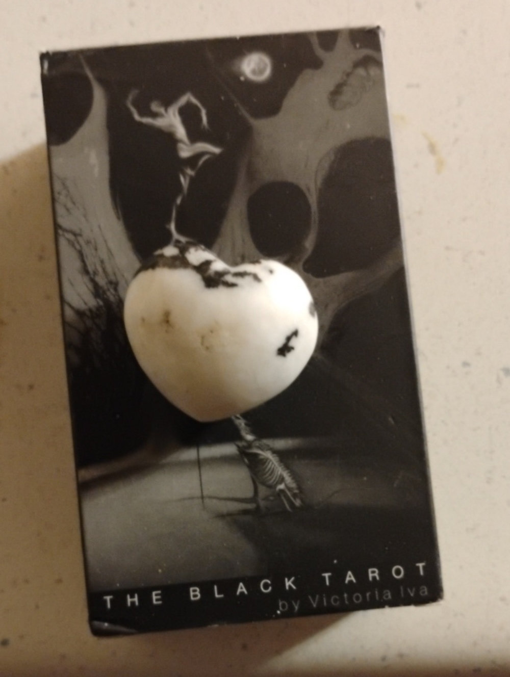 The Black Tarot by - Black & White Home Art Print